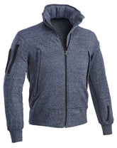 Tactical hoodie with hood, zip closure, side pockets, ideal for boxing and fitness, designed for wind protection, 100% cotton.